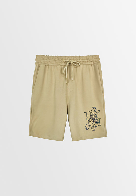 Men Short Jogger - Khaki - 410152