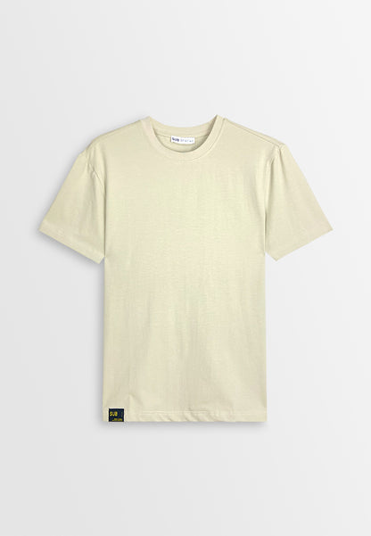 Men Short-Sleeve Basic Tee - Khaki - 410409