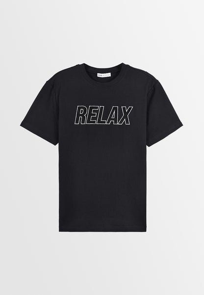 Men Short-Sleeve Graphic Tee - Black - 410029