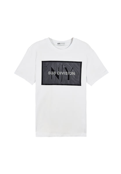 Men Short-Sleeve Graphic Tee - White - M3M702