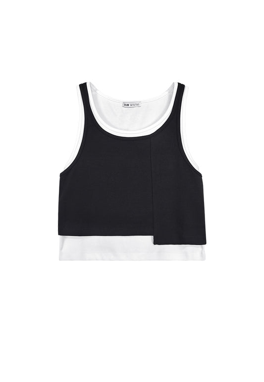 Women Tank Top - Black - 410011