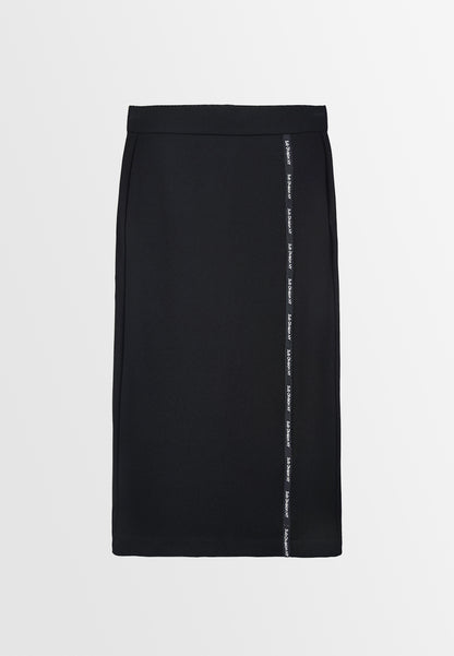 Women Long Skirt - Black - 310011