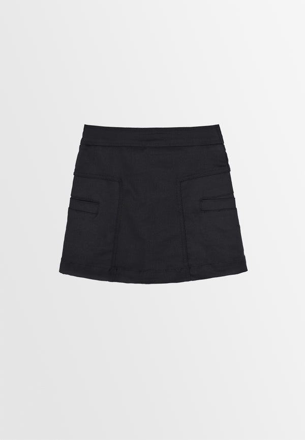 Women Skort - Black - 310215