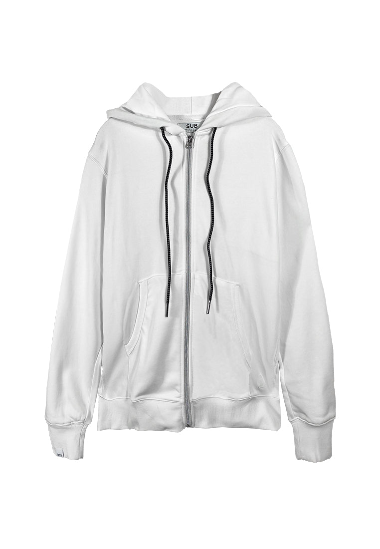 Men Hoodies Jacket - White - M3M902