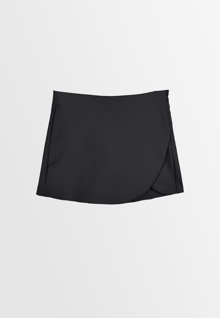 Women Skort - Black - 310021