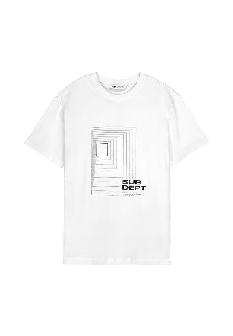 Men Short-Sleeve Graphic Tee - White - 410117