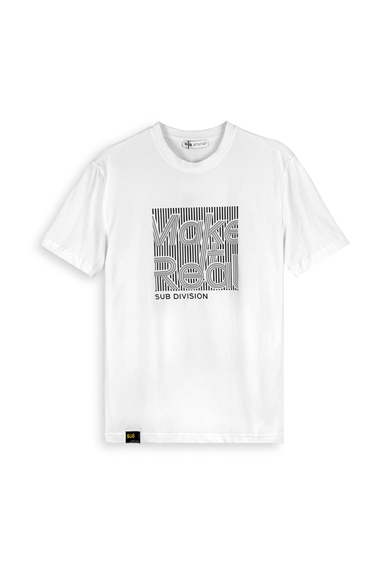 Men Short-Sleeve Graphic Tee - White - 510012