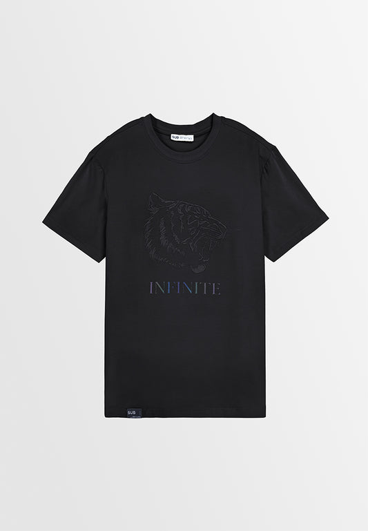 Men Short-Sleeve Graphic Tee - Black - 410149