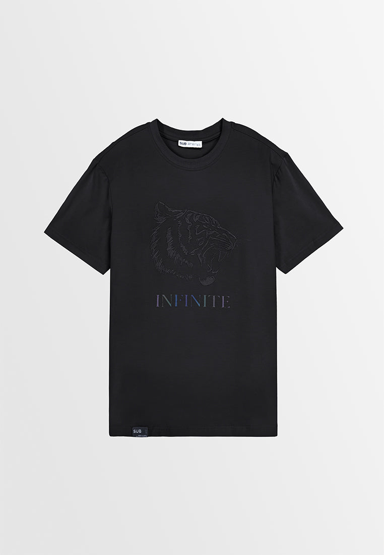 Men Short-Sleeve Graphic Tee - Black - 410149