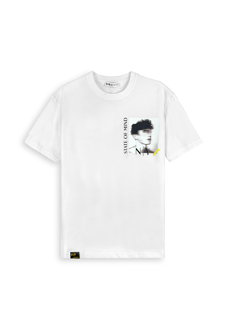 Men Short-Sleeve Graphic Tee - White - 510013