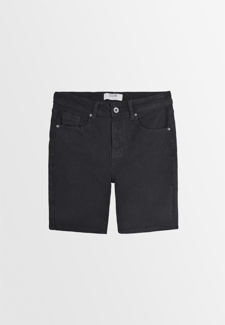 Men Short Jeans - Black - 310211