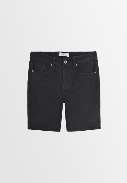 Men Short Jeans - Black - 310211