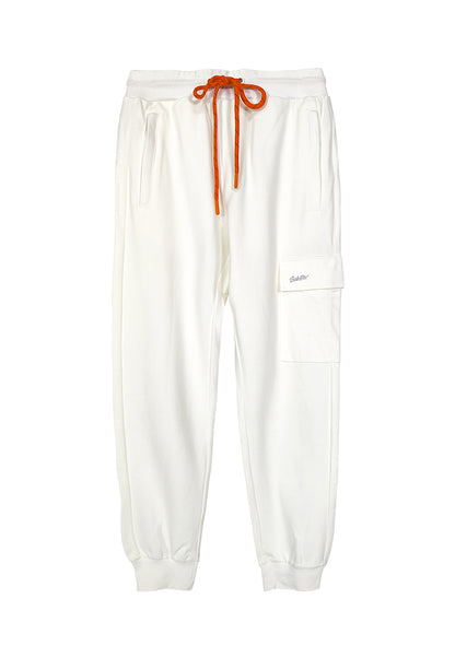 Men Long Jogger - White - M3M859