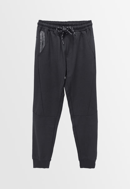 Men Long Jogger - Black - 310037