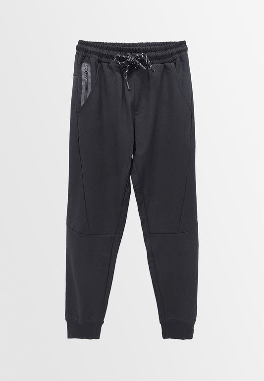 Men Long Jogger - Black - 310037