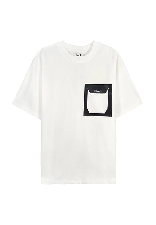 Men Short-Sleeve Fashion Tee - White - 310081