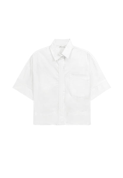 Women Woven Blouse - White - F3W904