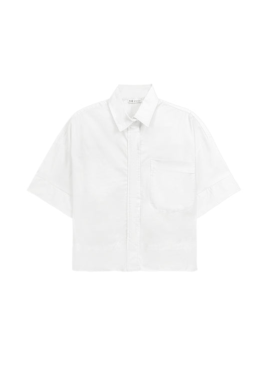 Women Woven Blouse - White - F3W904