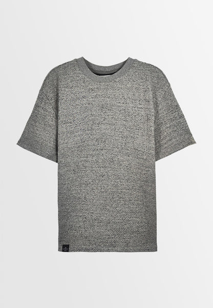 Men Short-Sleeve Fashion Tee - Dark Grey - M3M871