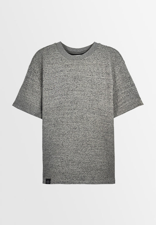 Men Short-Sleeve Fashion Tee - Dark Grey - M3M871