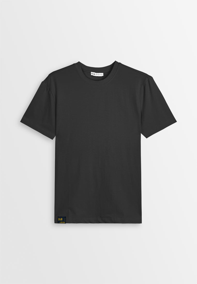 Men Short-Sleeve Basic Tee - Black - F2M310/310086/410020