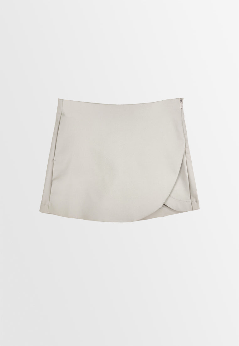 Women Skort - Light Grey - 310022