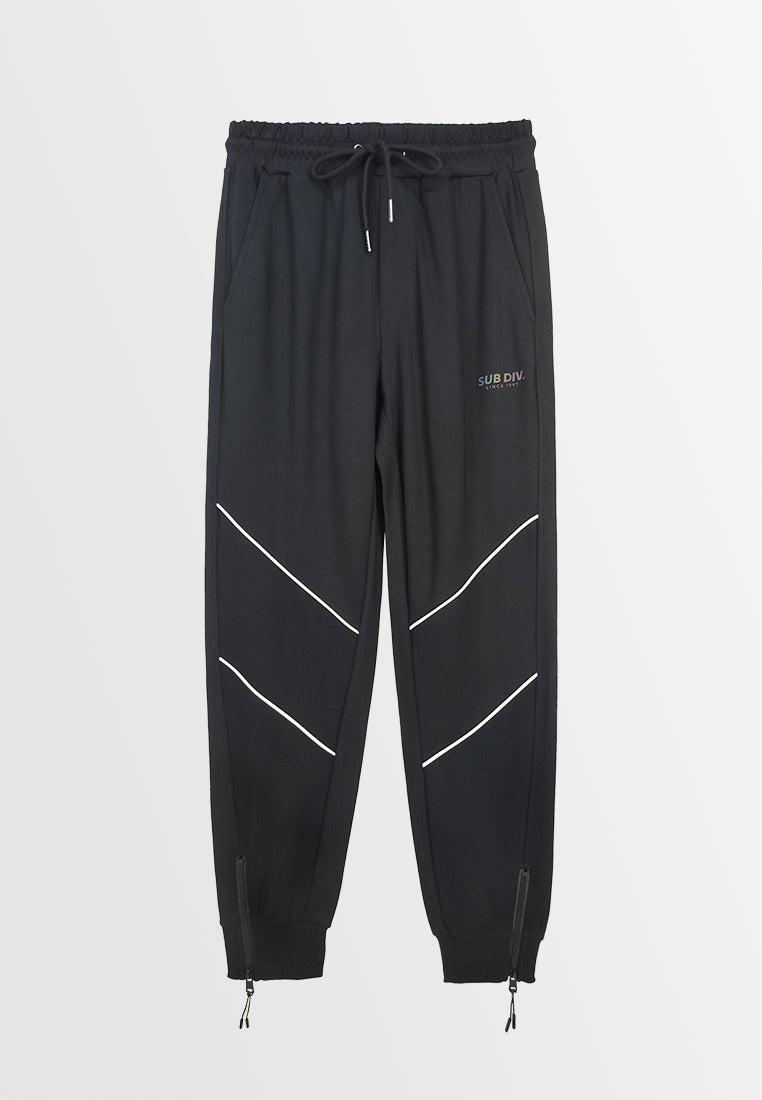 Men Long Jogger - Black - 410004