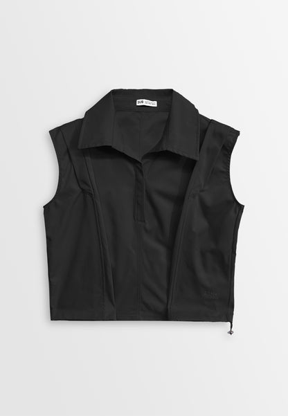 Women Sleeveless Shirt - Black - 410371