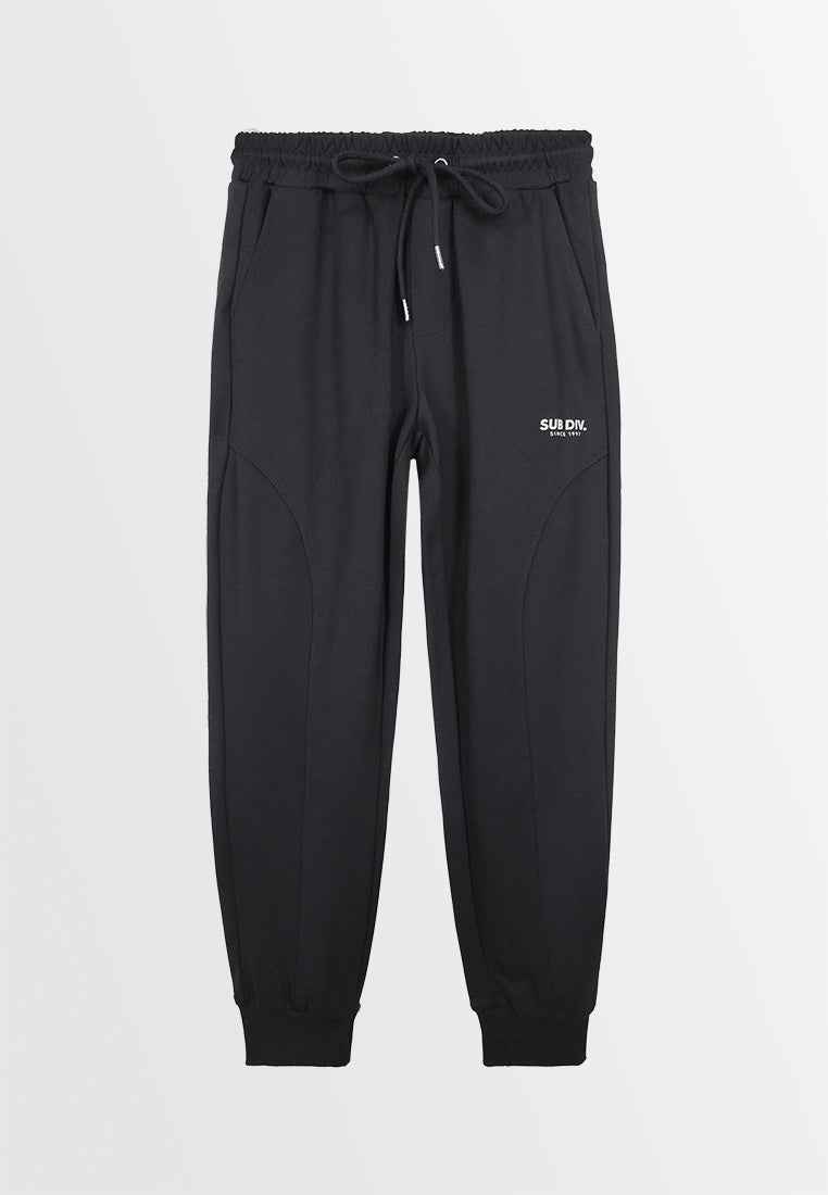 Men Long Jogger - Black - 310221