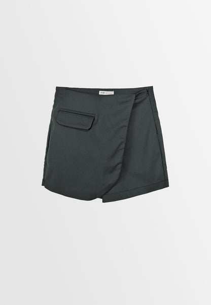 Women Skort - Dark Grey - 410063