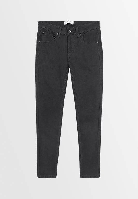 Men Skinny Fit Long Jeans - Black - 410059