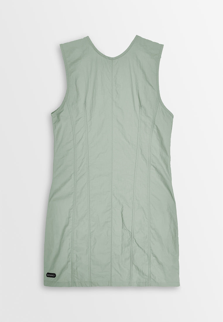 Women Sleeveless Dress - Light Green - 410296