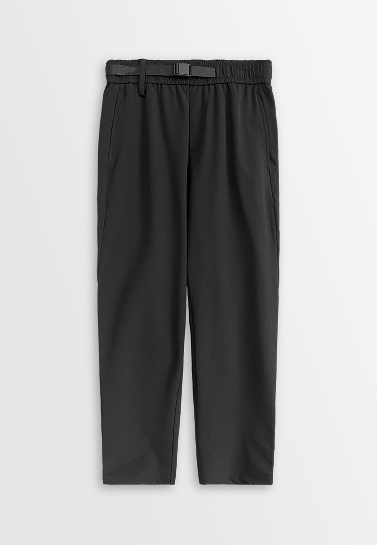 Men Straight Cut Long Pants - Black - 510073