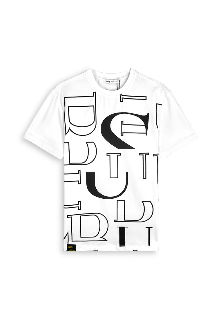 Men Short-Sleeve Graphic Tee - White - 410400