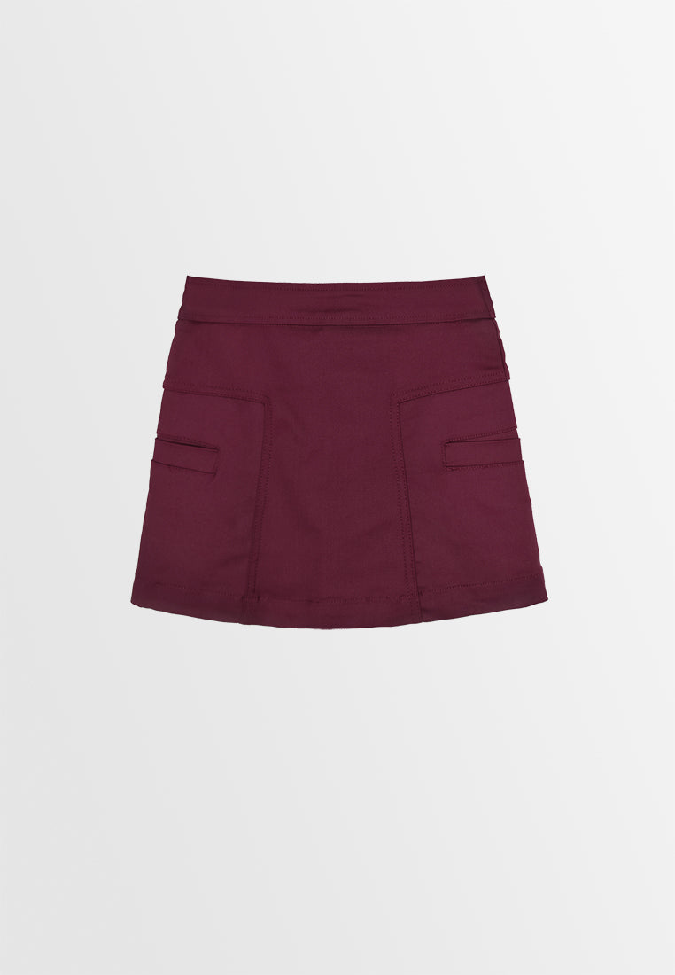 Women Skort - Maroon - 310216