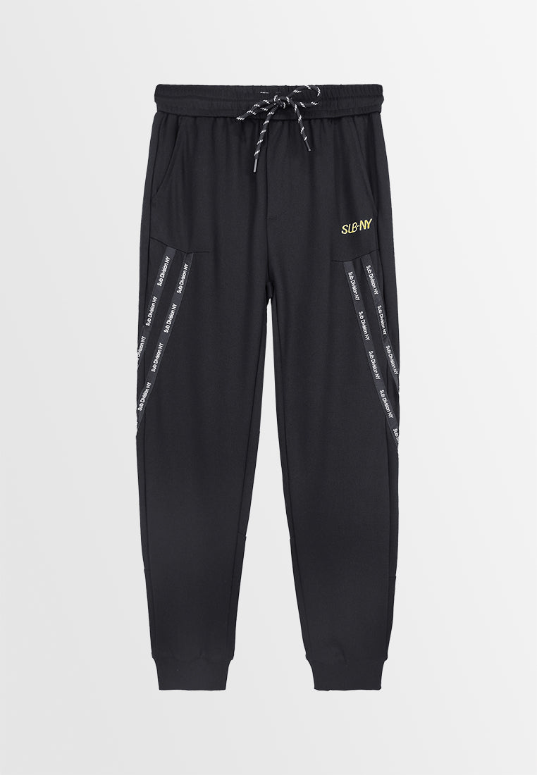 Men Long Jogger - Black - 310016