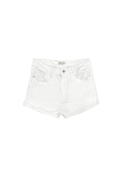 Women Short Jeans - White - 310062