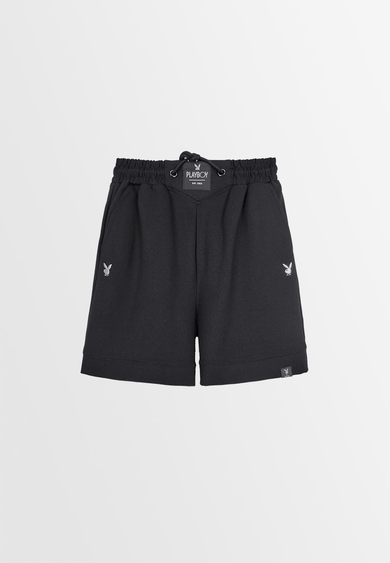 Playboy x SUB Women Short Jogger - Black - 410108