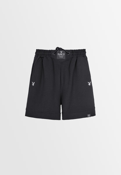 Playboy x SUB Women Short Jogger - Black - 410108