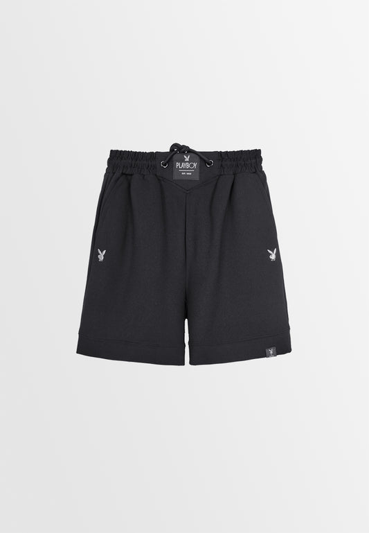 Playboy x SUB Women Short Jogger - Black - 410108