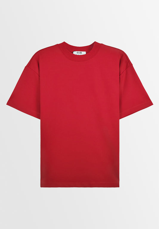 Men Short-Sleeve Fashion Tee - Red - 310202