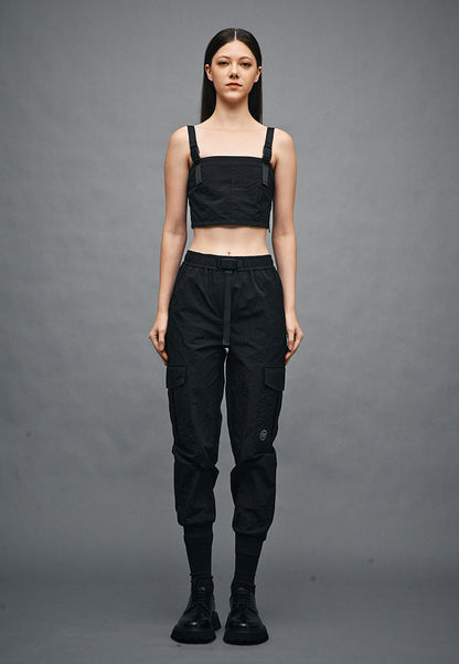 Women Long Pants Jogger - Black - 410317