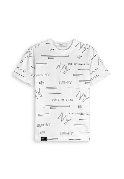 Men Short-Sleeve Graphic Tee - White - 410350