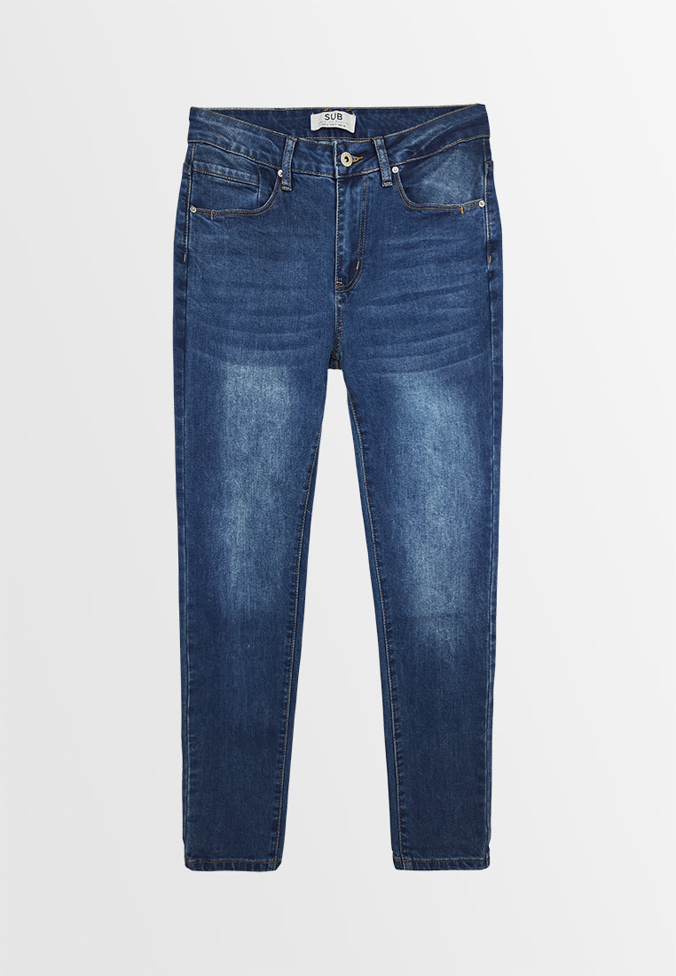 Men Skinny Fit Long Jeans - Blue - 410060