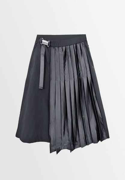 Women Flared Skort - Black - M3W817