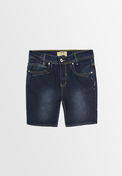 Men Short Jeans - Dark Blue - 310213