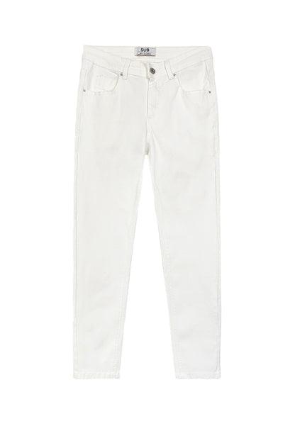 Men Slim Fit Long Jeans - White - 310208