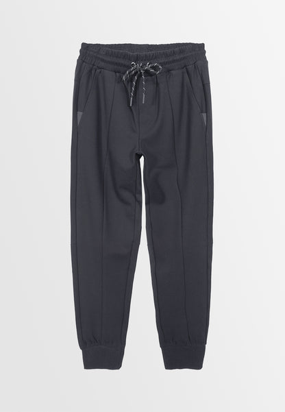 Men Long Jogger - Black - M3M856