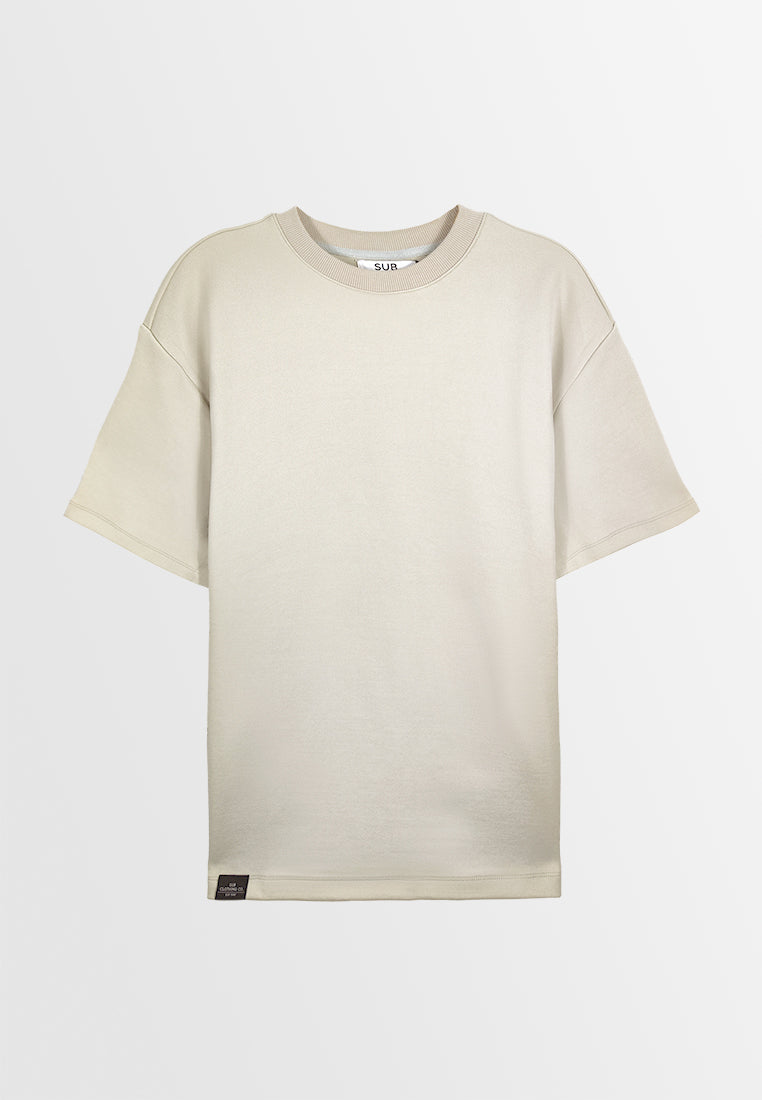 Men Short-Sleeve Fashion Tee - Light Khaki - M3M869