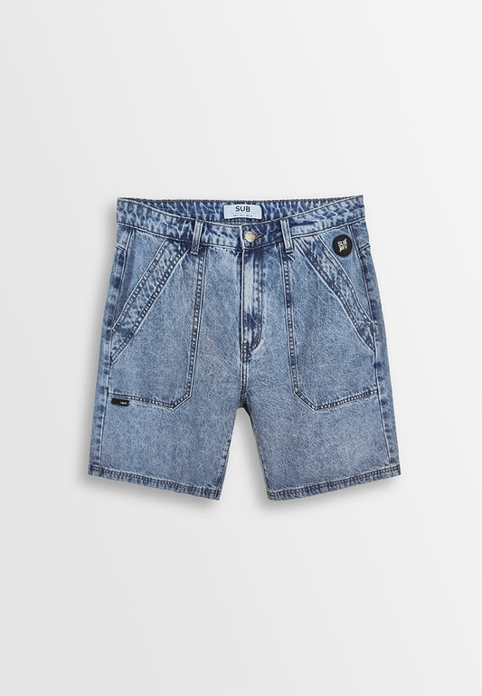 Men Short Jeans - Blue - 310127